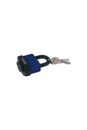 Korting Hangslot messing 70IB/45C blauw