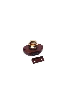 Speciale Aanbieding Messing drukknopslot wit of bruin 70x45 mm div. materiaal di