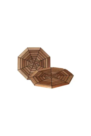 Koop Online Teak tafelblad 8 hoekig 55 cm