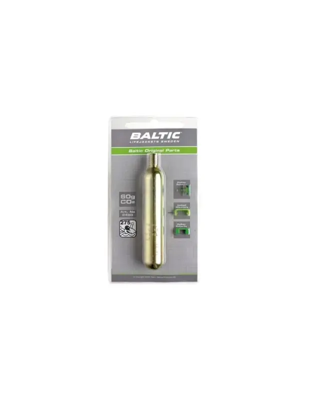 CO2-cylinder 60g w, safety indicators Aanbieding