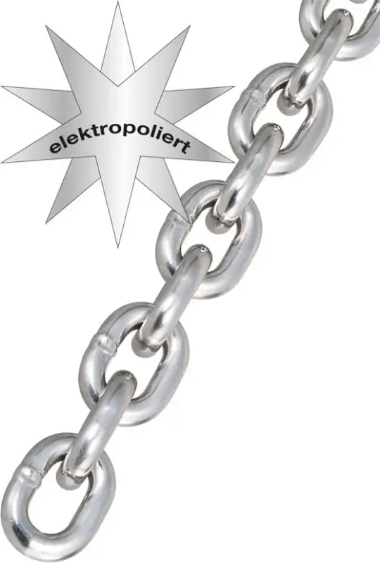 CROMOX Duplex roestvrij staal ankerketting geëlectropolijst Gecertificeerd