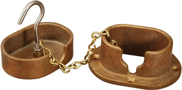 Hete Deal Ovaal bronzen kettingdoorvoer SPARTAN