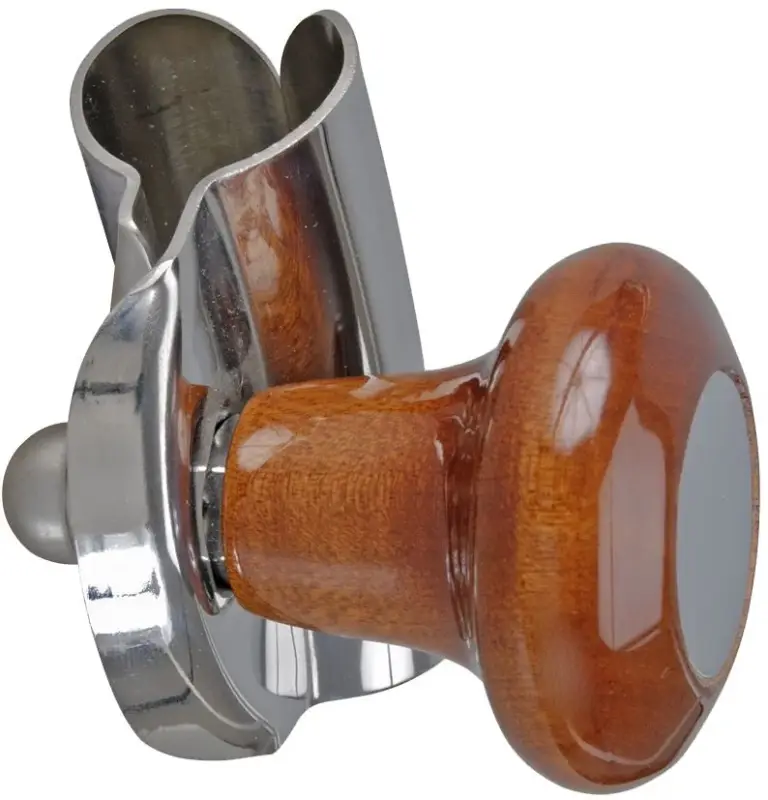 Premium Teak-draaigreep voor ringmontage aan het stuurwiel
