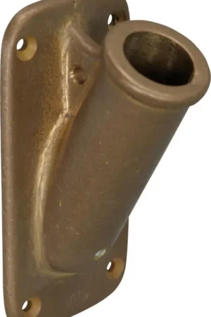 Populair Zware bronzen vlaggenstokhouders, onder een hoek van 30°