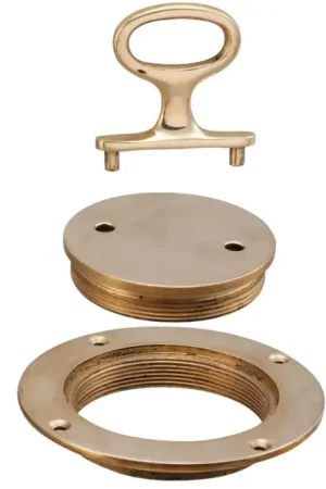Bz dekdoppen 3" (75mm) brons DAVEY Laatste Versie
