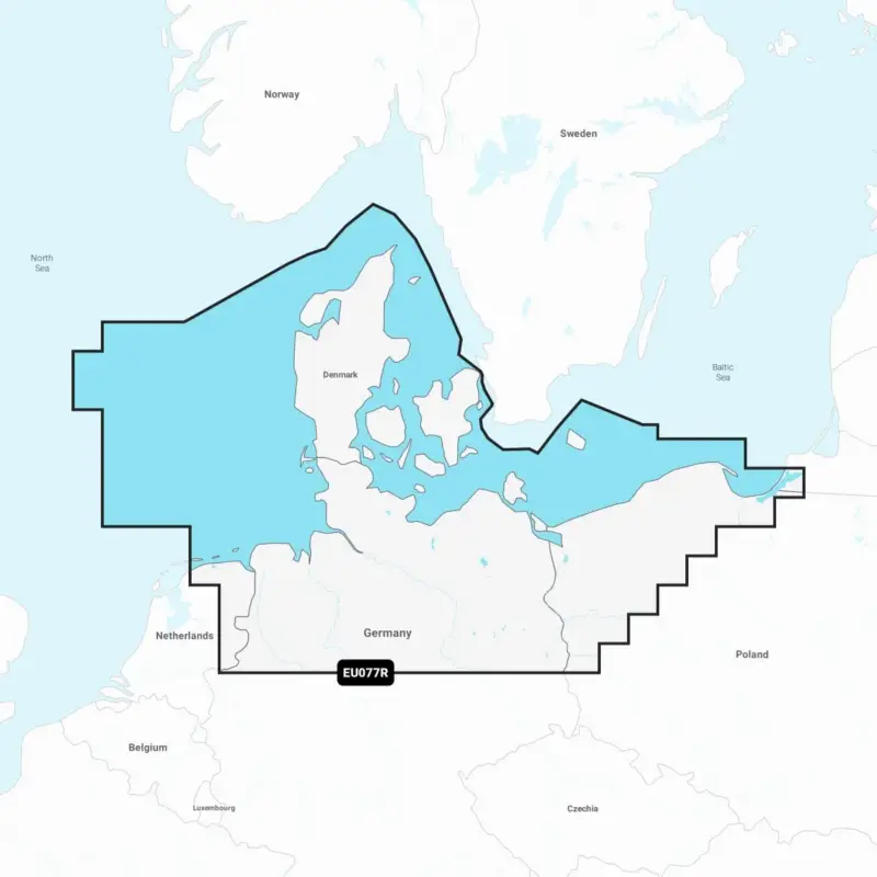 GARMIN NAVIONICS+ EU077R Denemarken, Duitsland, Polen Merkproduct