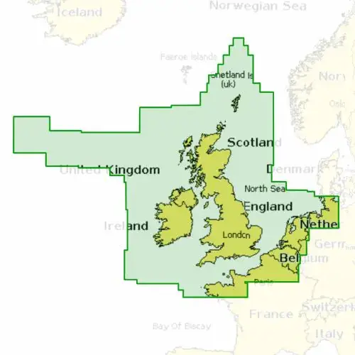Navionics Nav+ Large EU628L Nederland, UK en Ierland - Preloaded MSD Alleen Vandaag