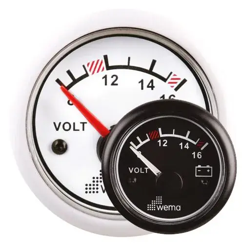 Op = Op Wema Voltmeter 12 Volt