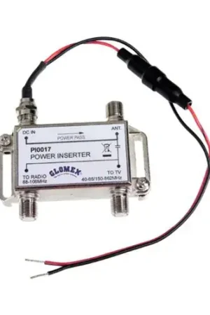 Direct Verzonden Glomex Power inserter 12 volt DVB-T en FM V9114PI-FM