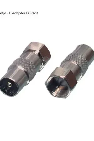 Coax Verloopplug IEC Male - F Connector Express Levering