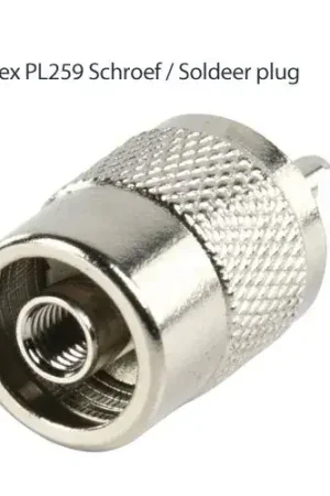 Laatste Kans PL259 Schroef / Soldeer plug voor RG-58 coaxkabel