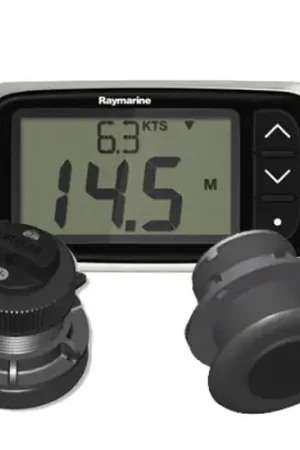 Raymarine i40 Bidata Meter met P371 en P7 Door-de-Huid Transducers Merkproduct
