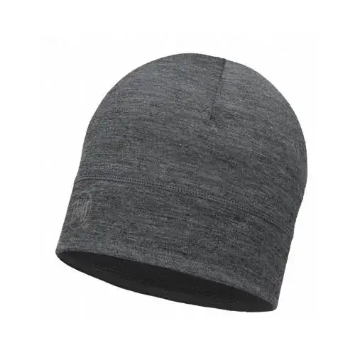 Aanbieding Buff ® Lichtgewicht Merino Wol Muts Effen Grijs