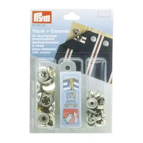 Gecertificeerd Prym Drukknopen Schroefbaar 15 mm (10 stuks)