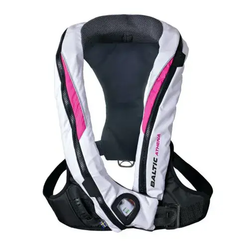 Baltic Athena Automatisch Reddingsvest 165N met Harnas Roze/Wit Koopje