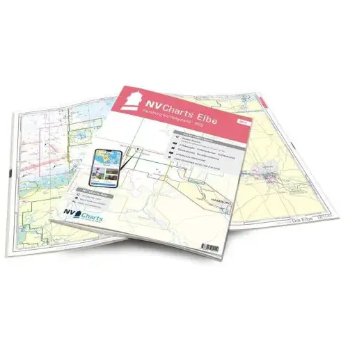 NV Atlas Waterkaart DE11 Elbe - Hamburg tot Helgoland Must-Have