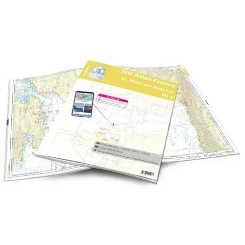 NV Atlas Waterkaart FR3 Frankrijk - St. Malo tot Sept Iles Seizoensaanbieding