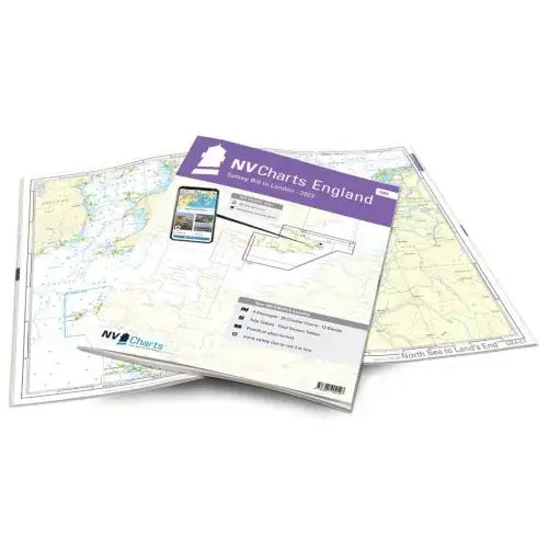 NV Atlas Waterkaart UK4 Engeland - Selsey Bill tot London Express Levering