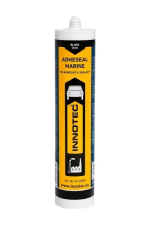 Onderwaterschip Zwart huiddoorvoer kit 290ml ADHESEAL Marine (koker) scheeps kit Must-Have