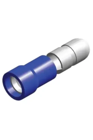Beste Prijs PVC rondstekker 5 mm blauw 1,5-2,5 mm² verpakking 5 stuks