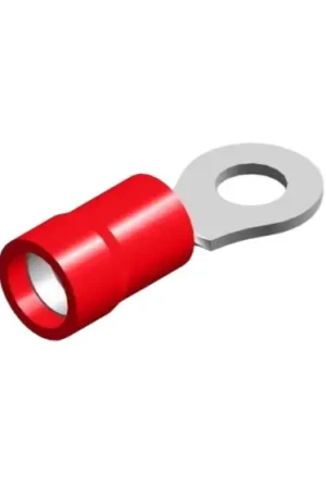 Beperkte Voorraad PVC ringtong M5 rood 0,5-1,5mm² verpakking 5 stuks