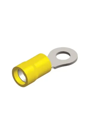 Veilige Betaling PVC ringtong M5 geel verpakking 25 stuks