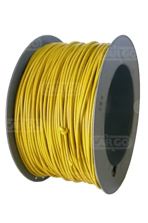 Goedkoop Draad 1 mm² geel (per 100 meter)