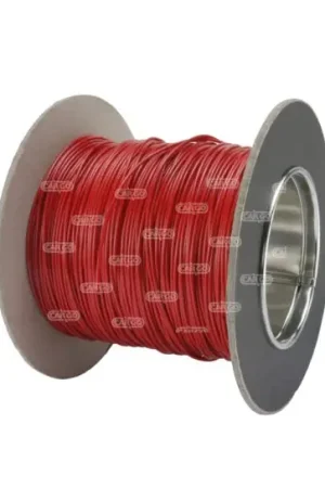 Draad Dunwandig 0.5 mm² rood (per 100 meter) Gratis Retour