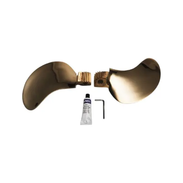 Aanbieding Volvo Penta bladenset voor opklapbare schroef met 2 bladen voor 5-40 pk, Ø x steek: 14 x 7 – 21629136