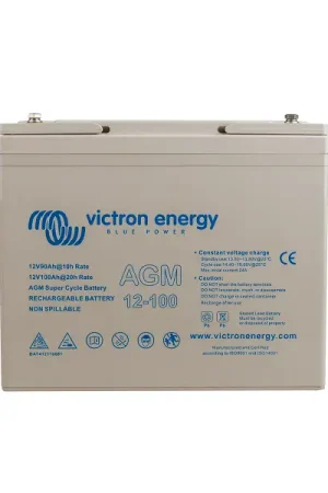 12V/100Ah AGM Super Cyclus Batt. (M6) Finale Uitverkoop