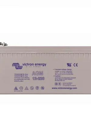 12V/220Ah AGM Deep Cycle Batt. Gereduceerde Prijs