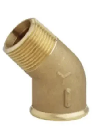 Betaalbaar CR Messing bocht 45º binnen/buitendraad 3/4″