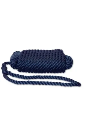 Voordeelprijs Landvast lijn navy 12mm 3 strengen L=8mtr