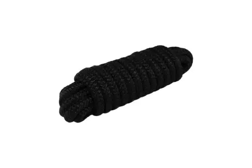 Lage Prijs Polyester landvastlijn zwart 16mm 16 strengen 15 meter