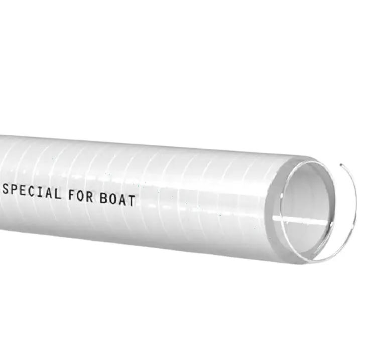 Sanitairslang waterslang 38mm wit PVC kleine buigradius, geurdicht Veilige Betaling