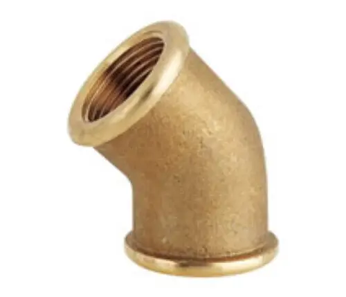 Actieprijs CR Messing bocht 45º binnen/binnendraad 1″1/2