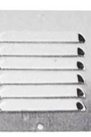 Op = Op Ventilatierooster RVS 114 x 125 mm