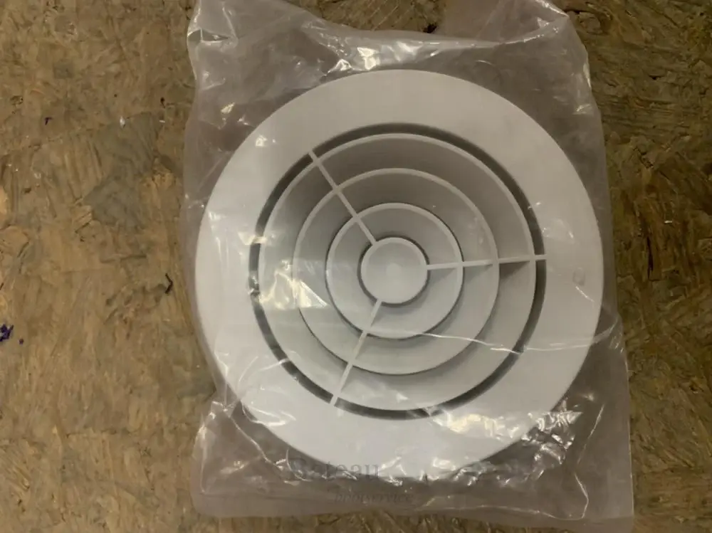 Direct Verzonden Plafond ventilatie rooster