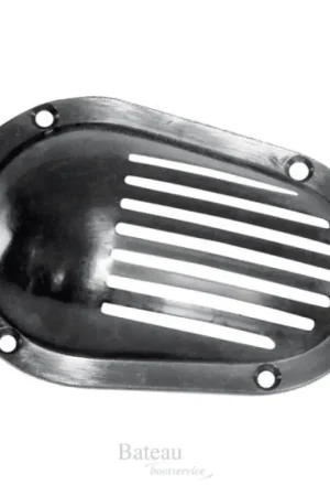 Korting Ventilatierooster ovaal zwart