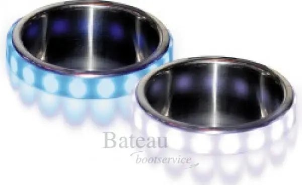 Blauwe LED ringen voor inbouwbekerhouder Must-Have