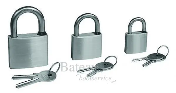 RVS hangslot met RVS beugel Afm. 40 (mm) Gecertificeerd