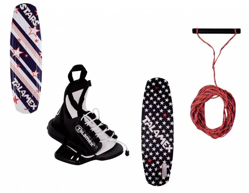 Complete wakeboard set met tas en touw en binding Flitsaanbieding