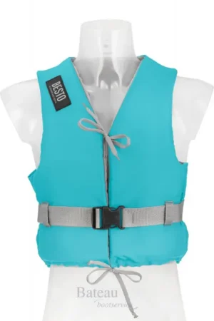 Actieprijs Besto Dinghy 50N zwemvest Aqua blauw van 30 tot 80 kg