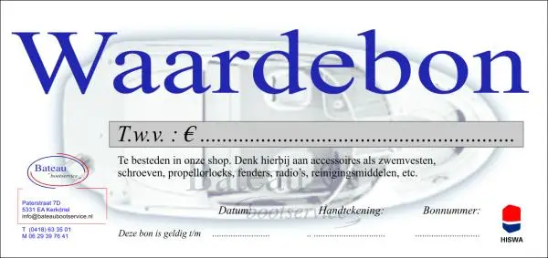 Cadeau bon twv 20 Euro Favoriet