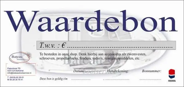 Lage Kosten Cadeau bon twv 30 Euro