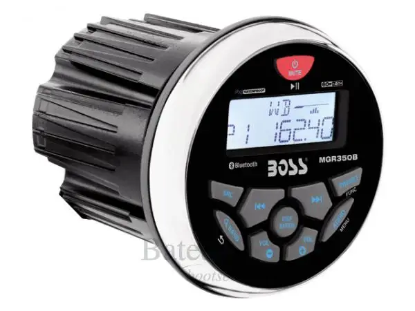 Boss Marine radio rond Multi Media Receiver MRG350B Flitsaanbieding