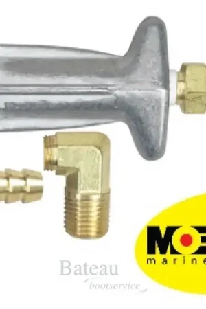 Sierra Brandstoftankadapter met 90º fitting, 1/4"NPT, Mariner / Mercury, female Speciale Aanbieding