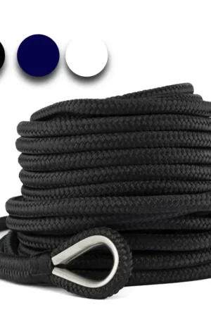 Actieprijs Ankerlijn lood verzwaard 12 mm x 30 meter met RVS oog