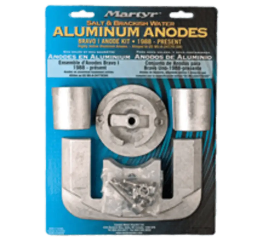 Anode kit Bravo-1 >1988 Zink Aluminium of Magnesium Weekendaanbieding