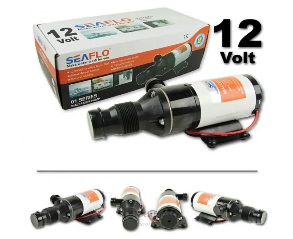 Direct Verzonden Sea Flo Versnijdingspomp - 12v